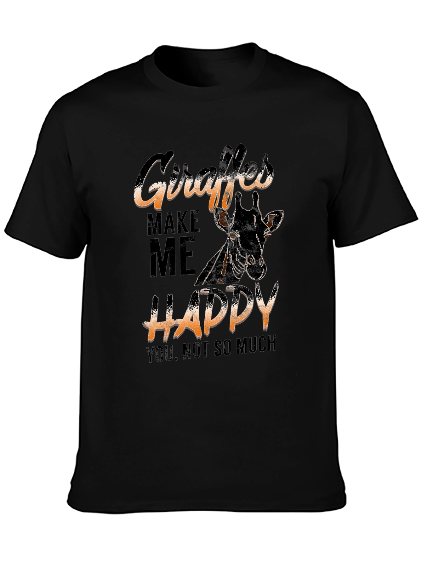 Giraffe Lover T-Shirt - Giraffes Make Me Happy