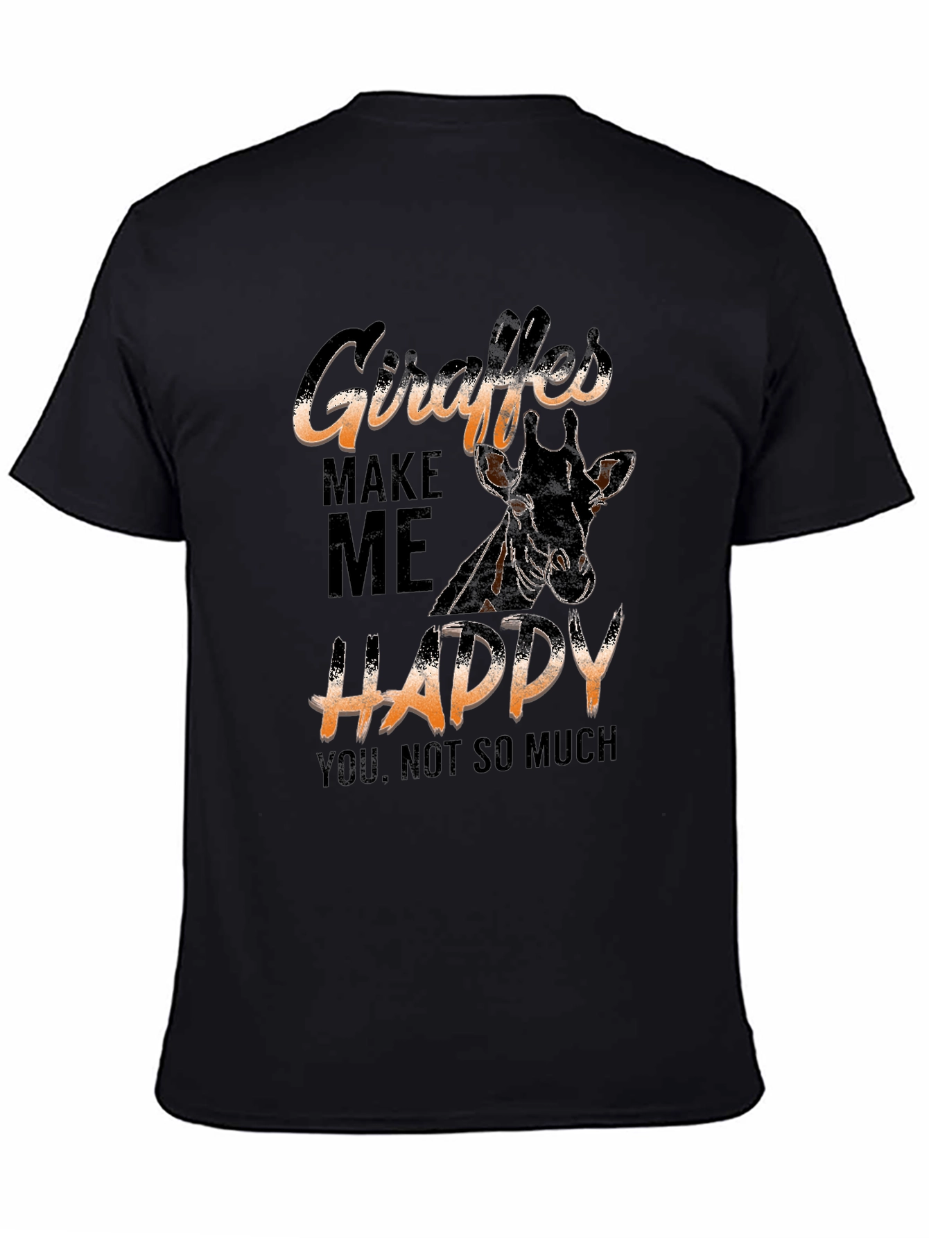 Giraffe Lover T-Shirt - Giraffes Make Me Happy