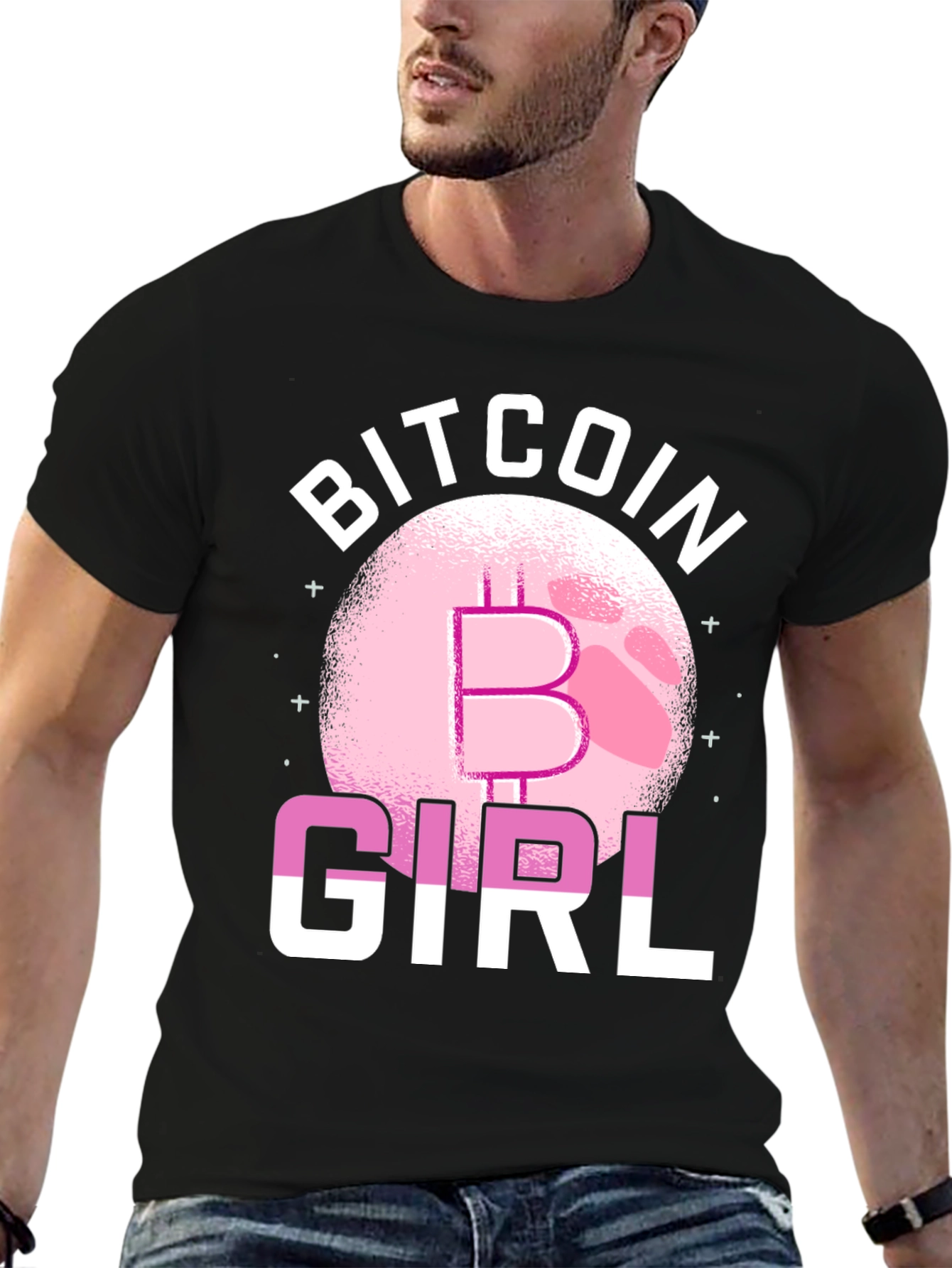 Bitcoin Girl Graphic T-Shirt - Crypto Fan Fashion