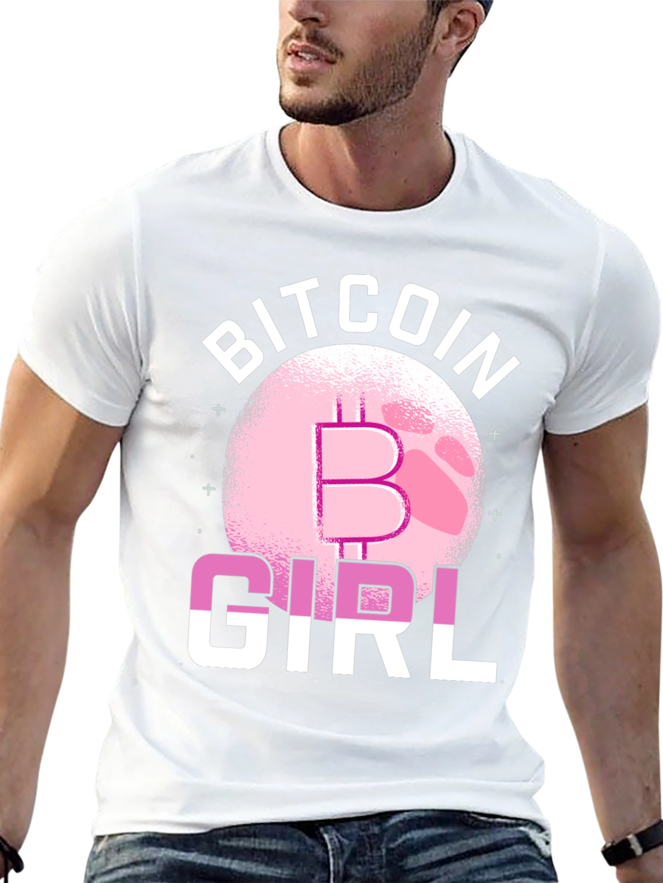 Bitcoin Girl Graphic T-Shirt - Crypto Fan Fashion