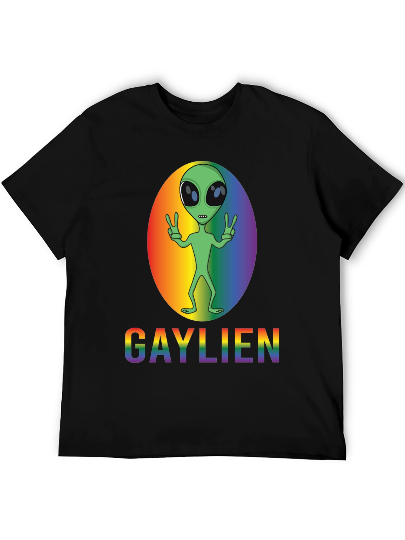 Gaylien Pride T-Shirt - LGBT Alien Rainbow Tee