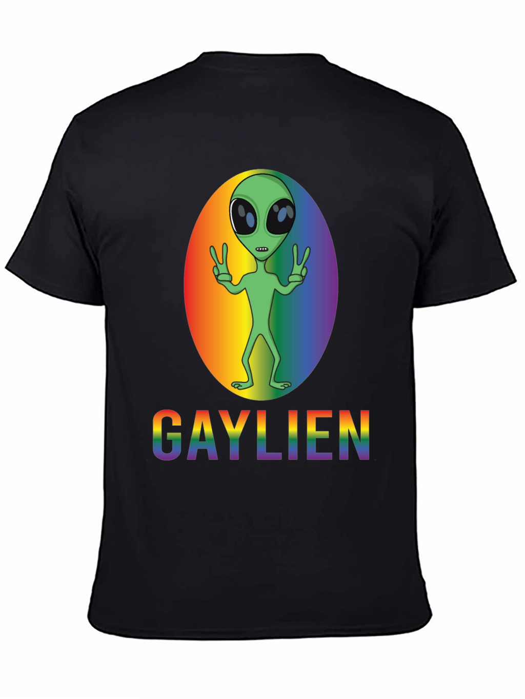 Gaylien Pride T-Shirt - LGBT Alien Rainbow Tee