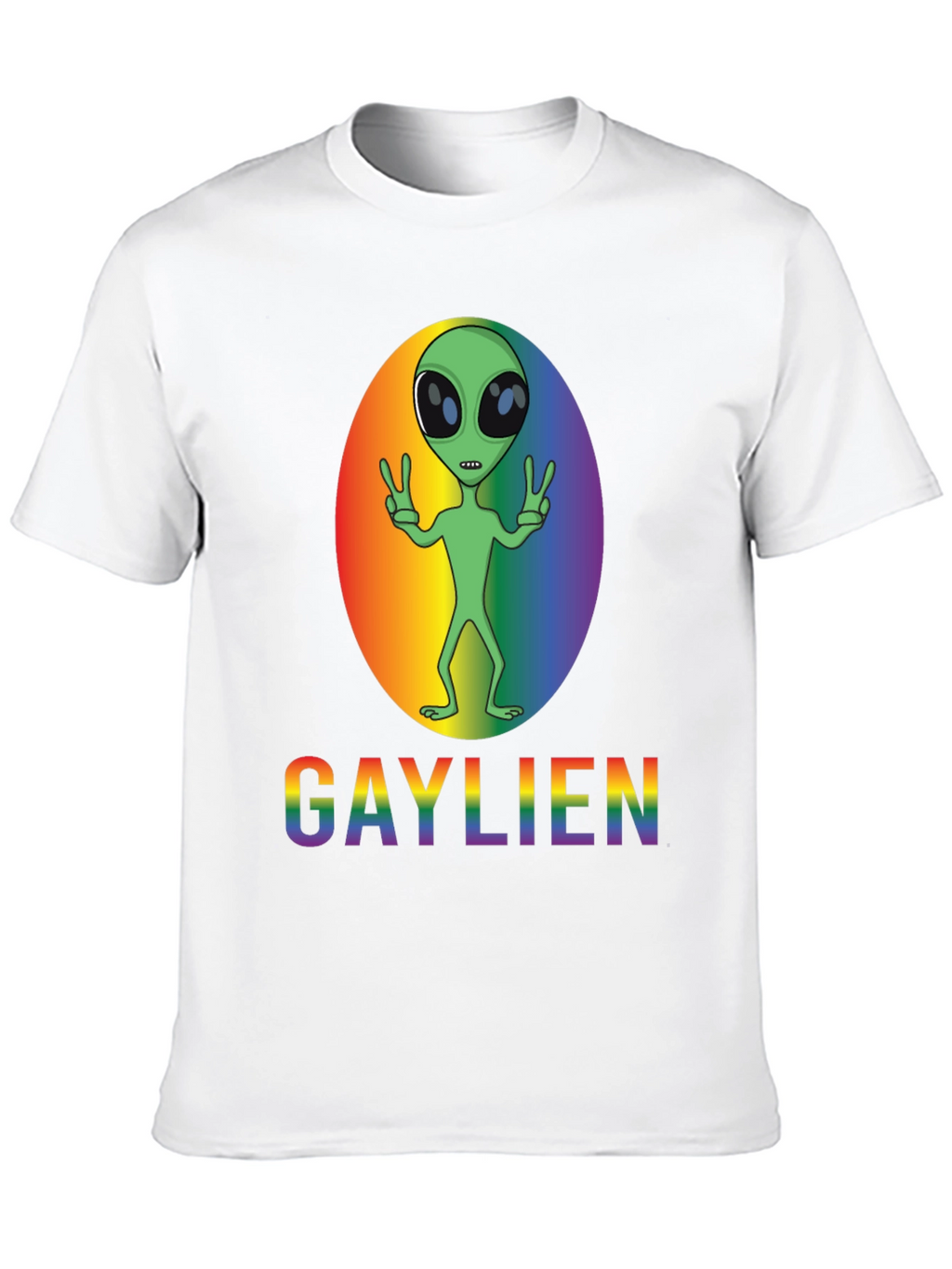 Gaylien Pride T-Shirt - LGBT Alien Rainbow Tee