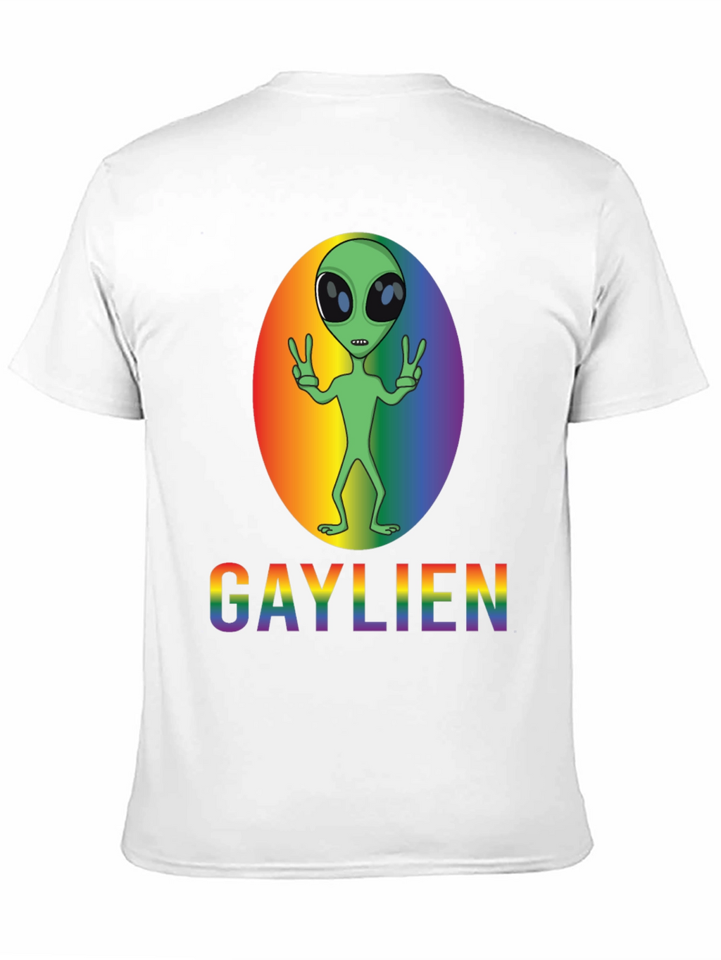 Gaylien Pride T-Shirt - LGBT Alien Rainbow Tee