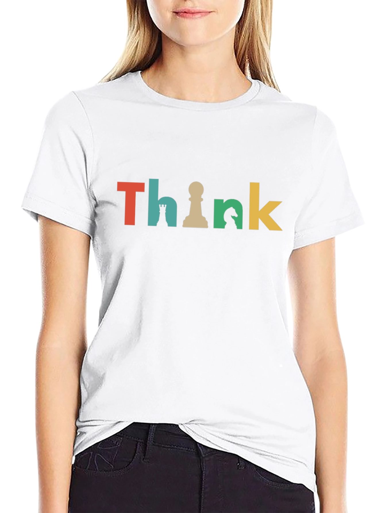 Think Chess Graphic Tee - Strategy T-Shirt