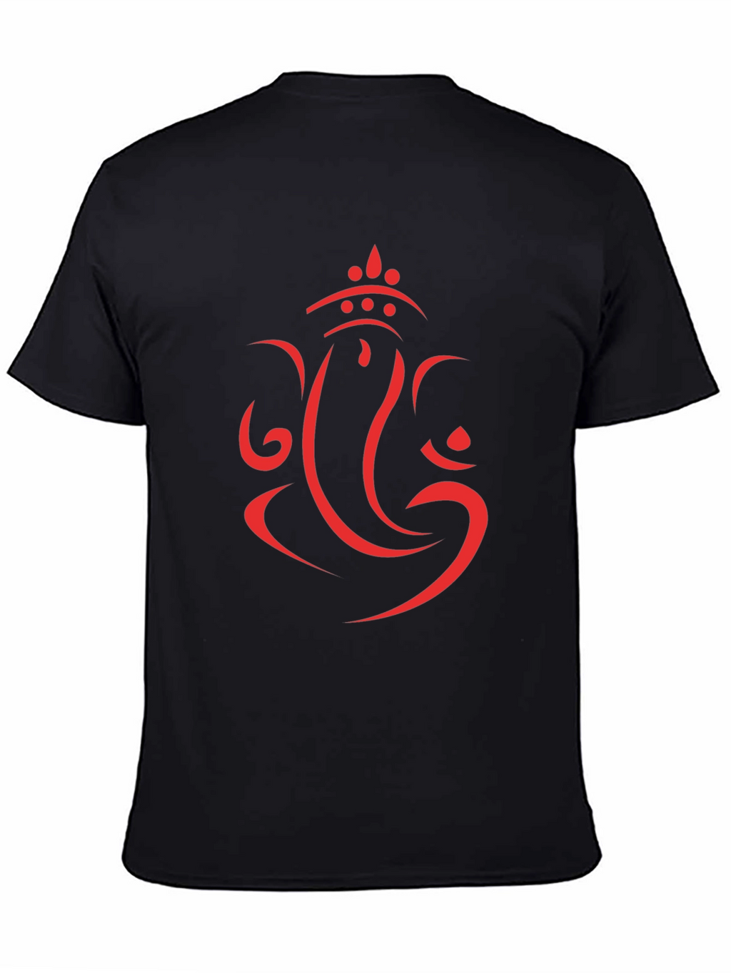 Ganesh Graphic Tee - Black Cotton T-Shirt