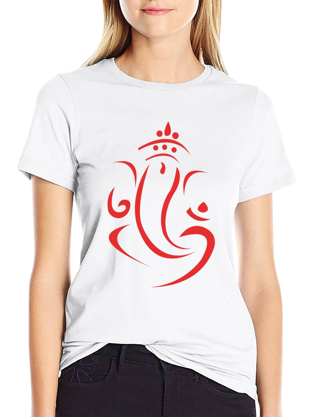 Ganesh Graphic Tee - Black Cotton T-Shirt