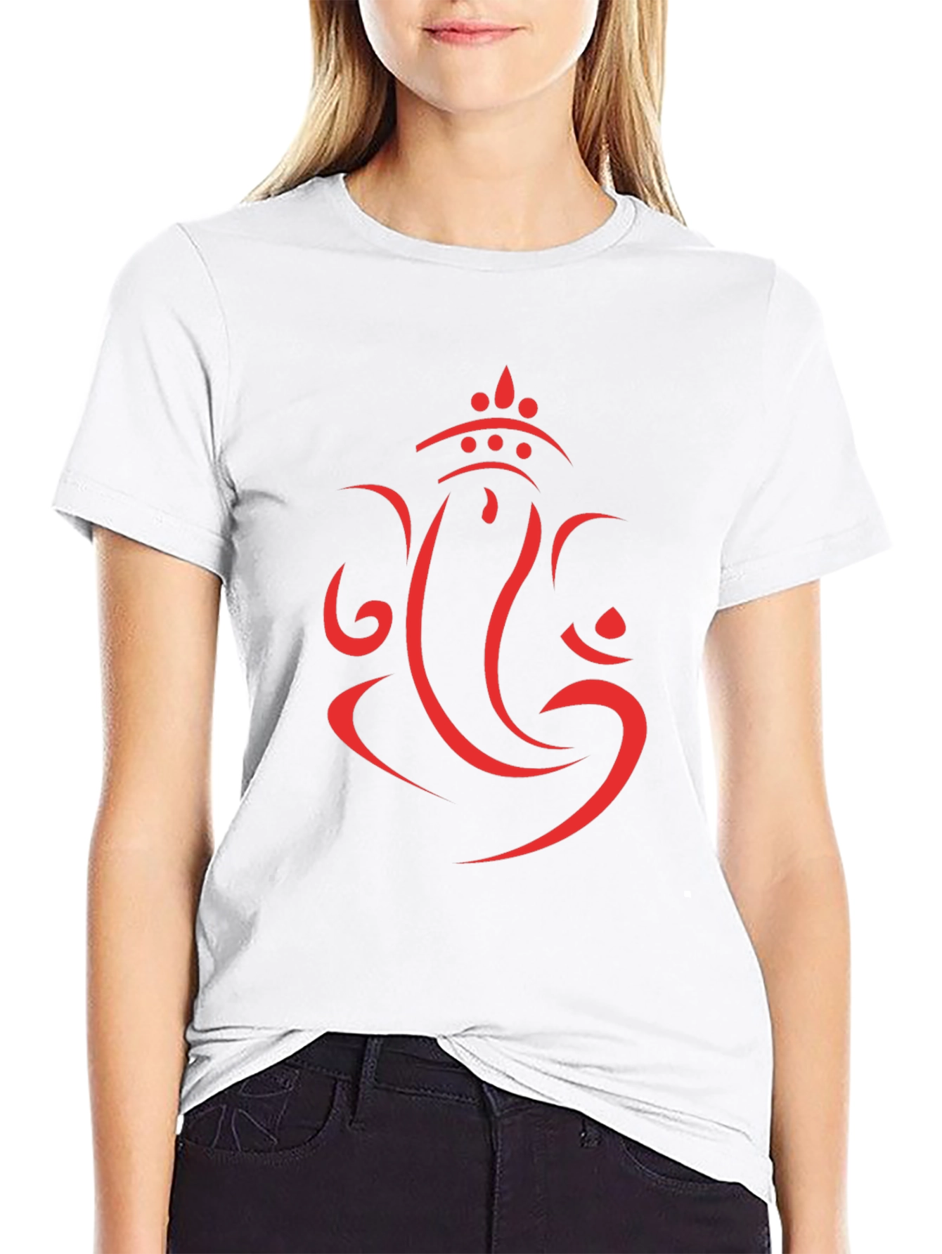 Ganesh Graphic Tee - Black Cotton T-Shirt