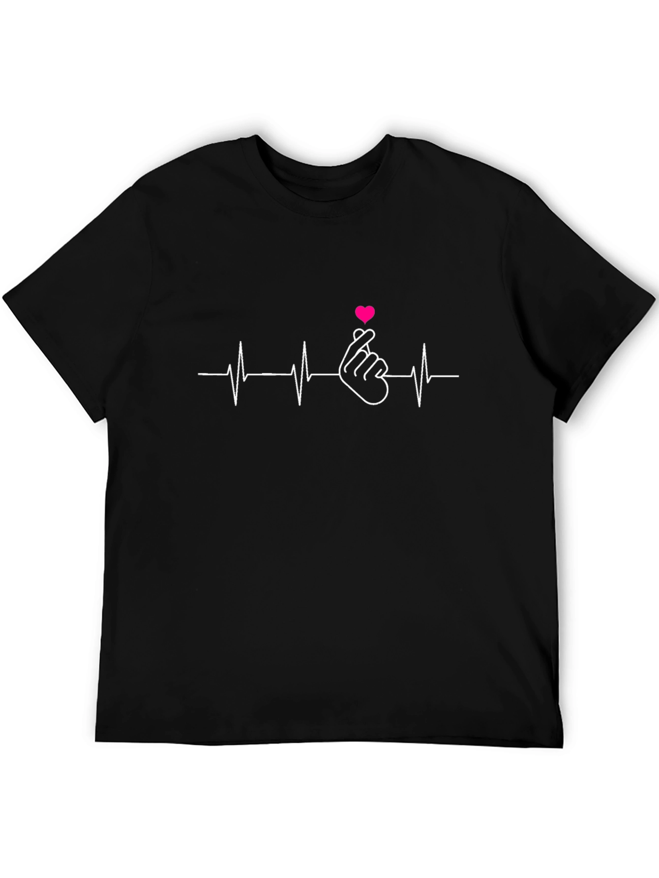 Heartbeat Finger Heart T-Shirt - Express Your Love