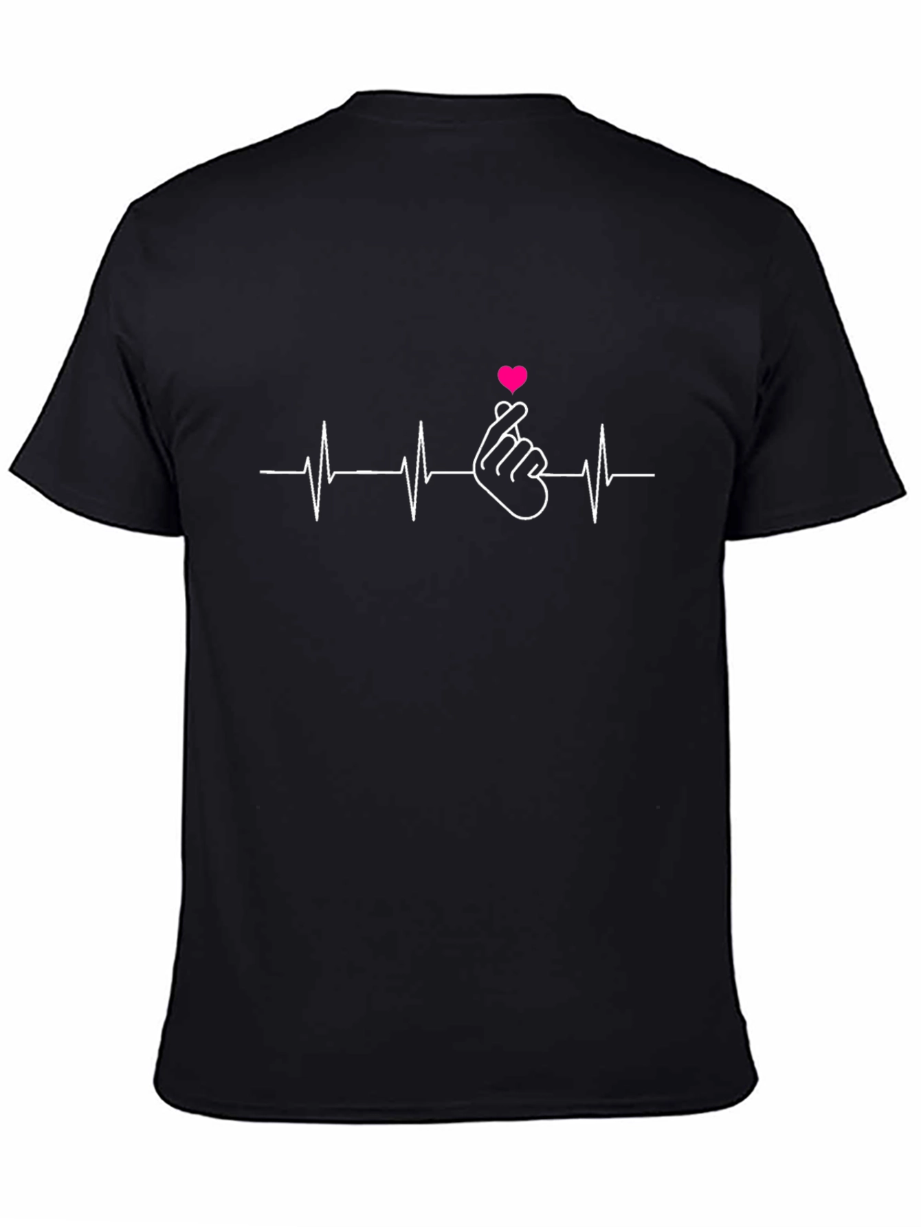 Heartbeat Finger Heart T-Shirt - Express Your Love