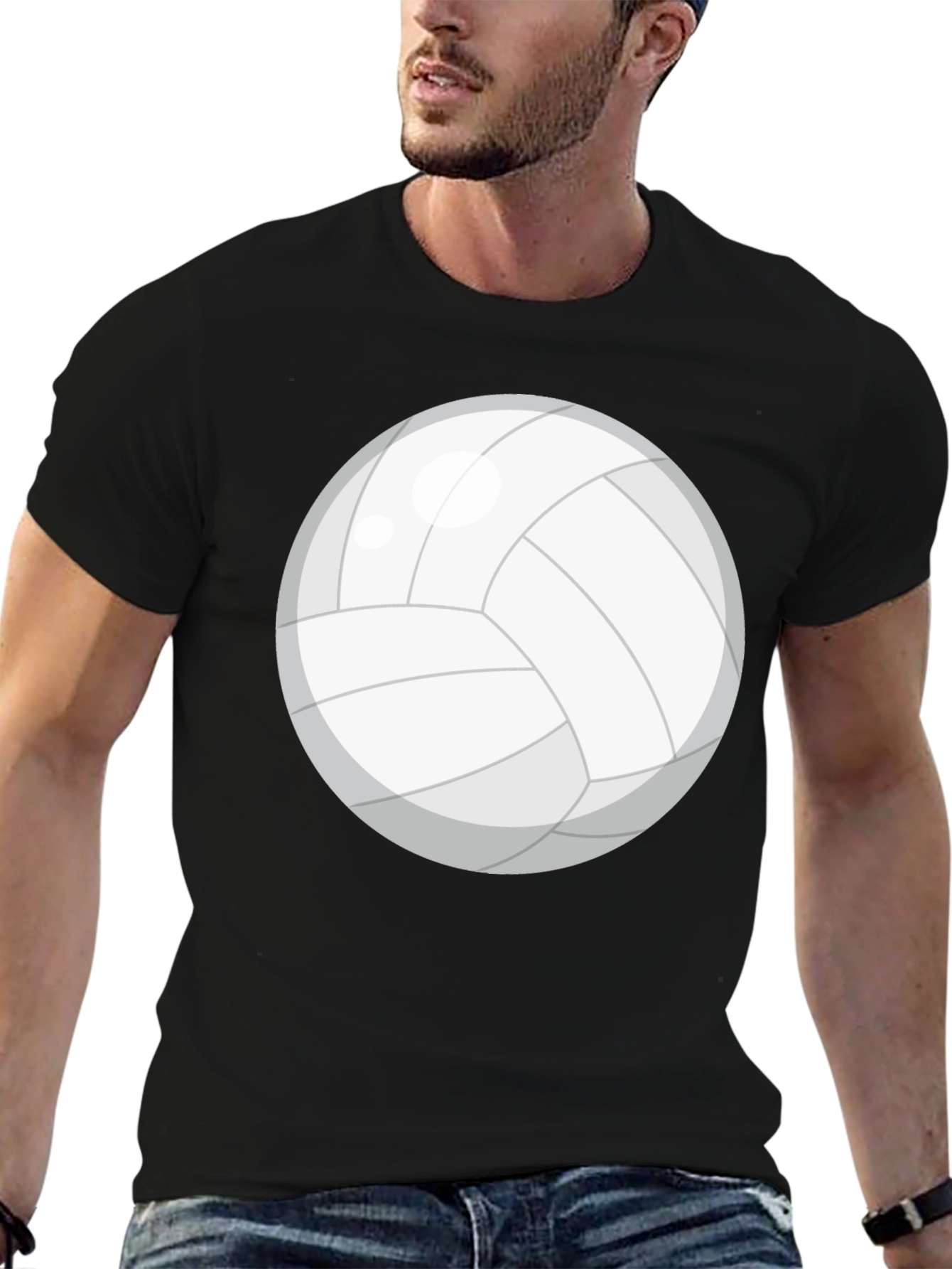 Volleyball Graphic T-Shirt - Casual Sport Tee