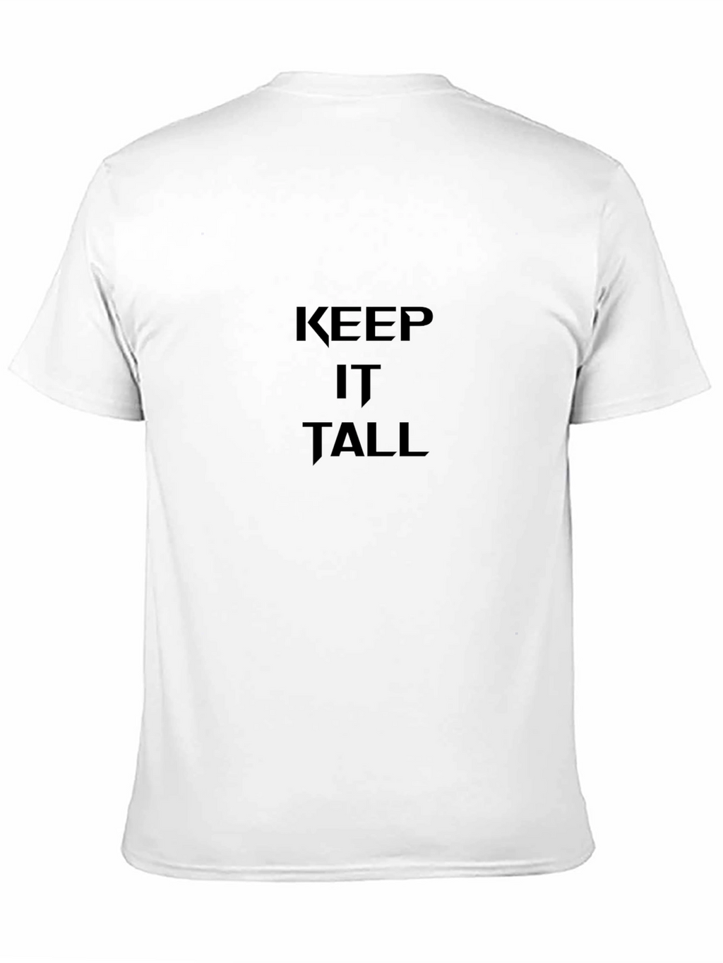 Keep It Tall Black Graphic Tee