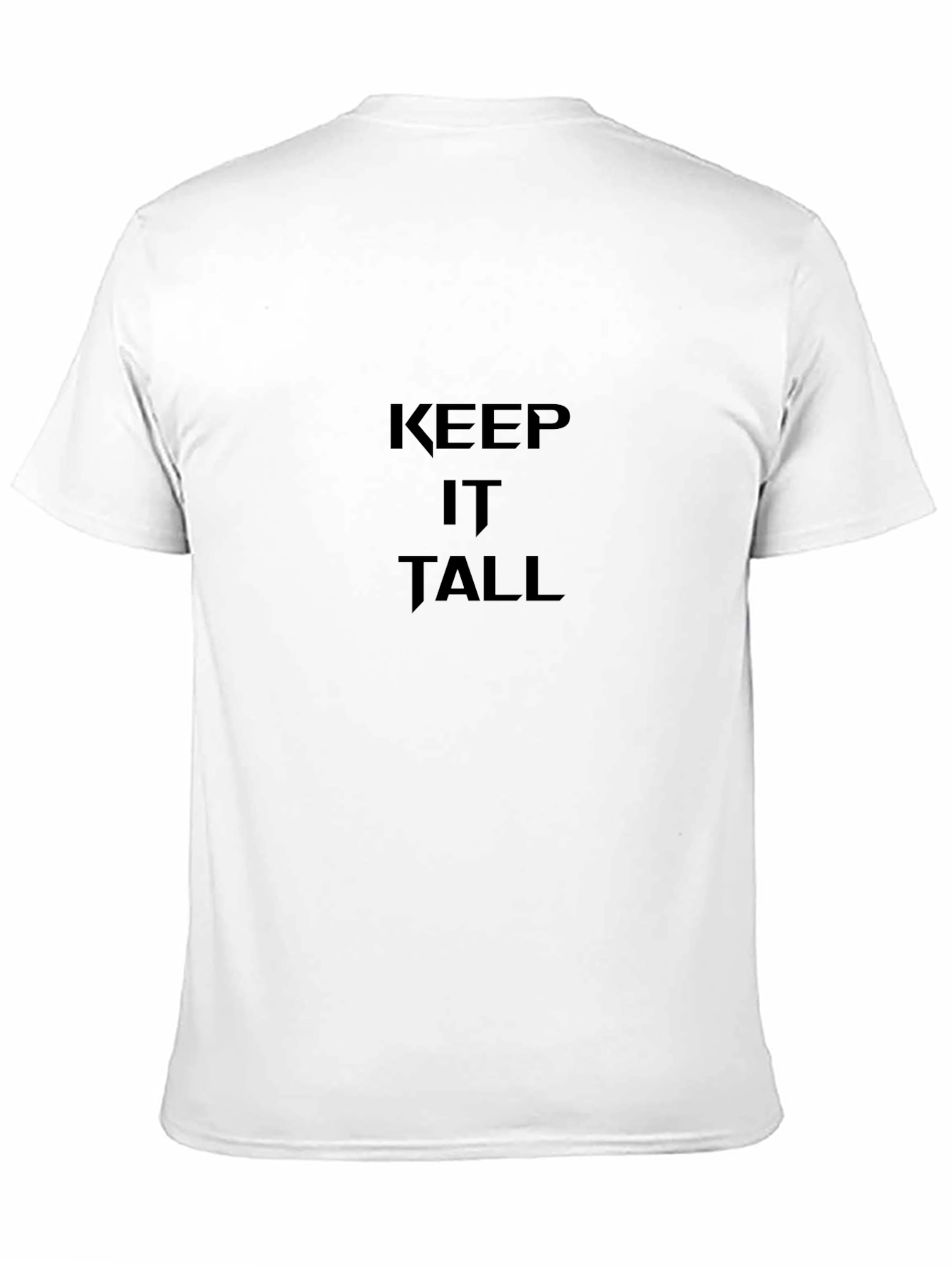 Keep It Tall Black Graphic Tee