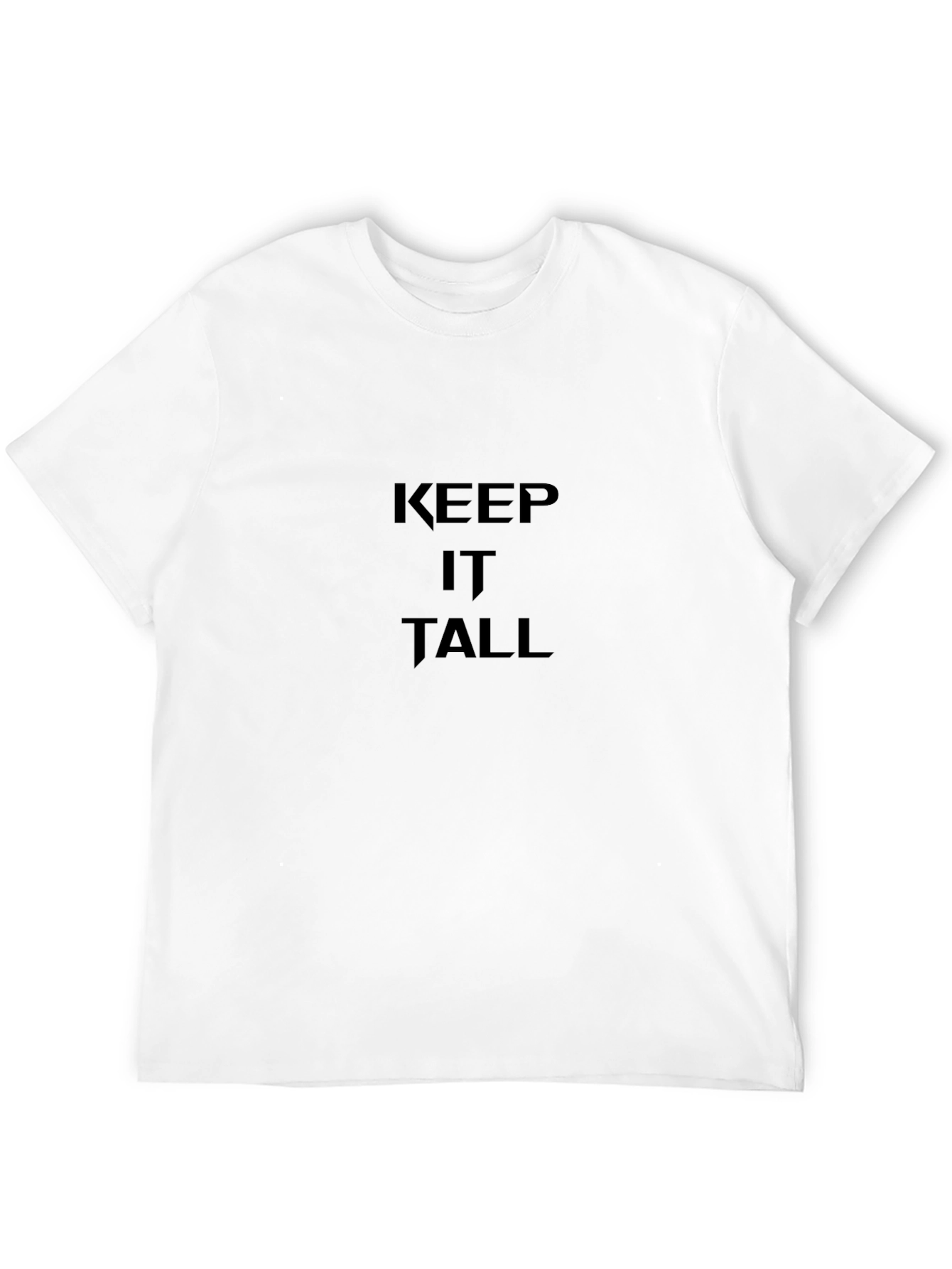 Keep It Tall Black Graphic Tee