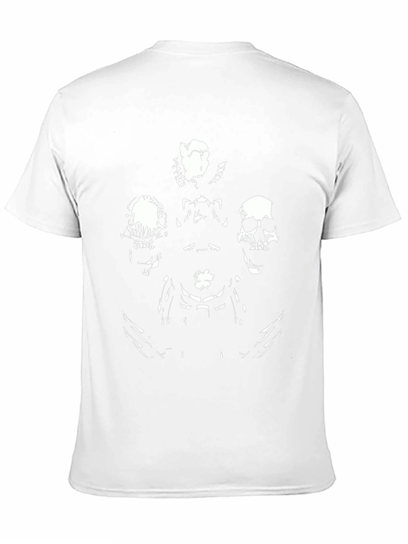 Skulls Graphic Print Mens Black T-Shirt