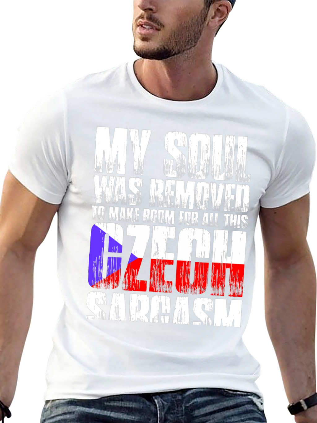 Czech Sarcasm T-Shirt: My Soul Was Removed