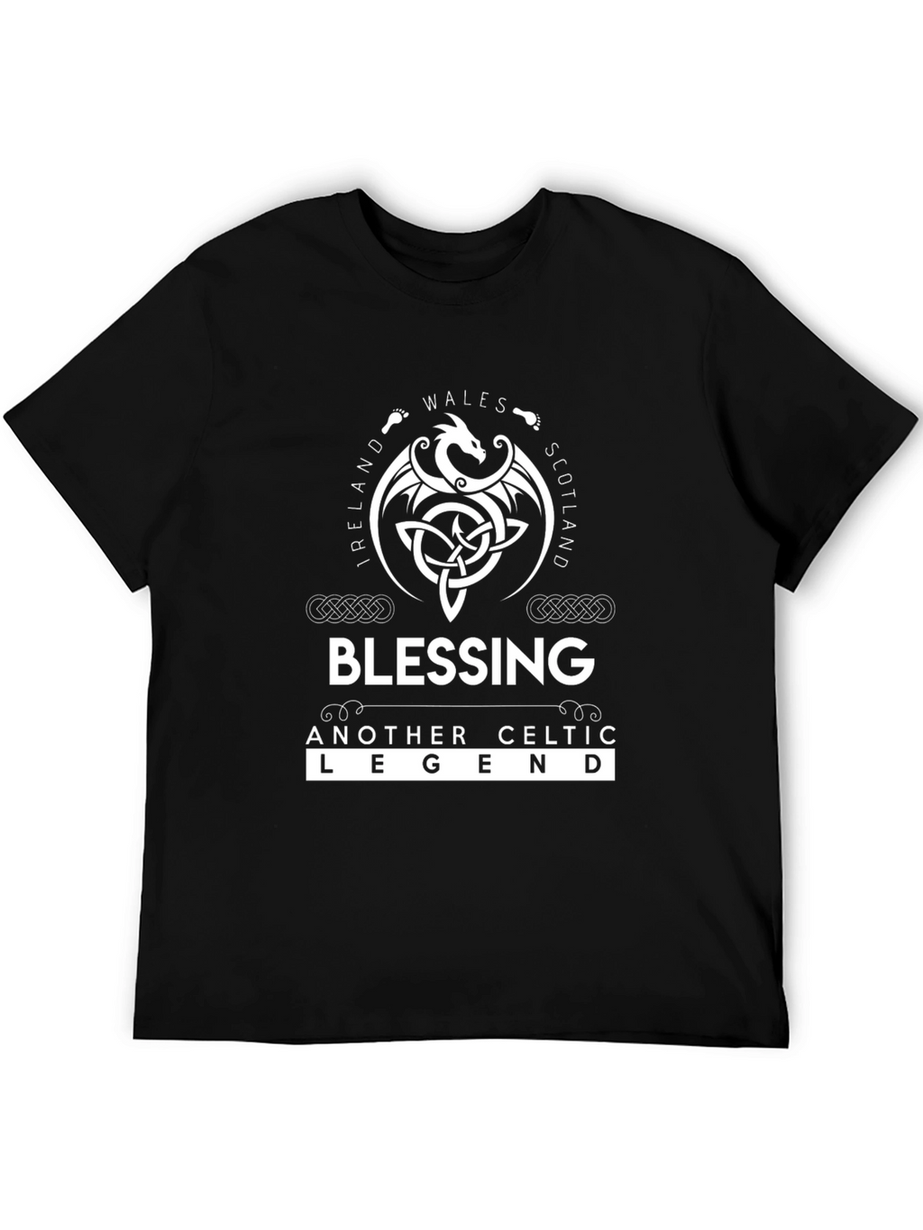 Blessing Celtic Legend Black T-Shirt