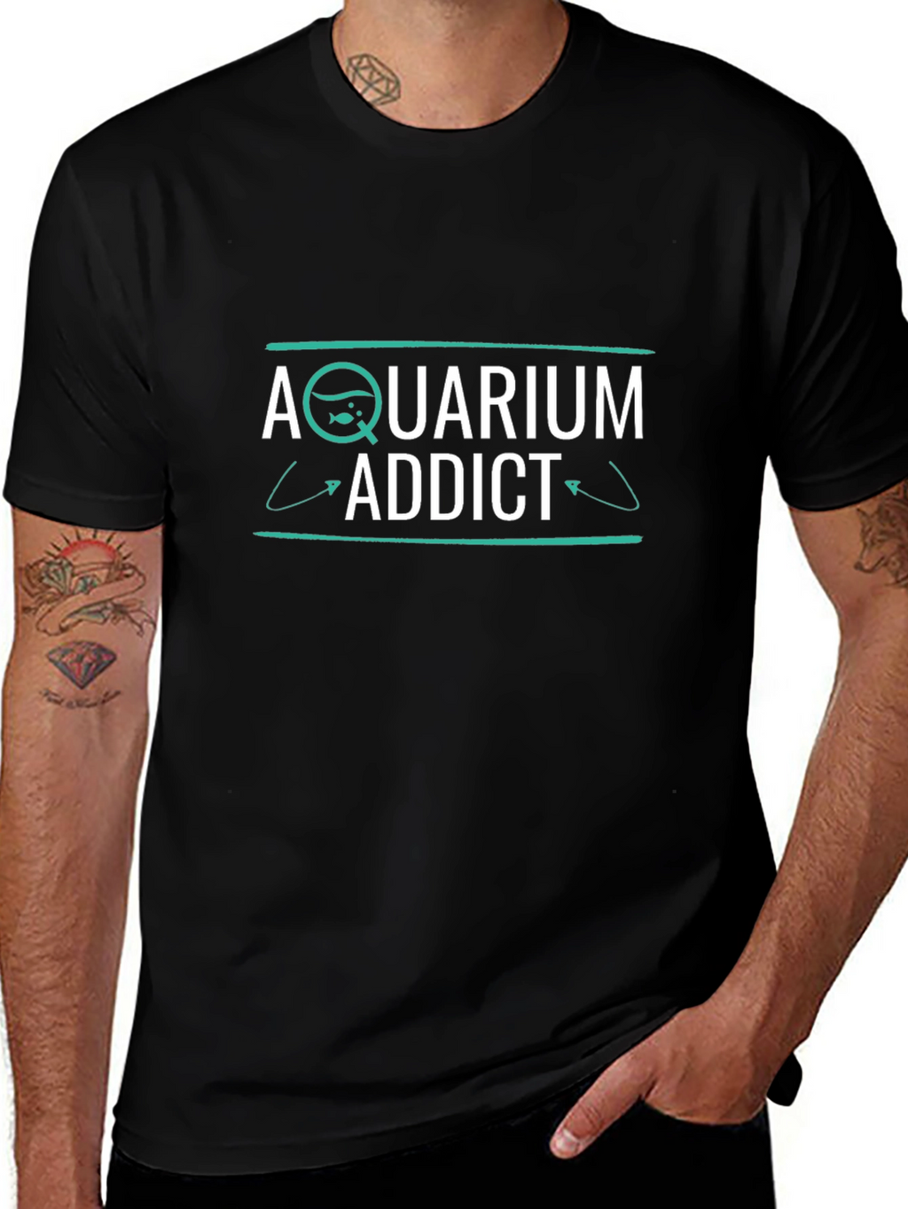 Aquarium Addict Graphic Tee