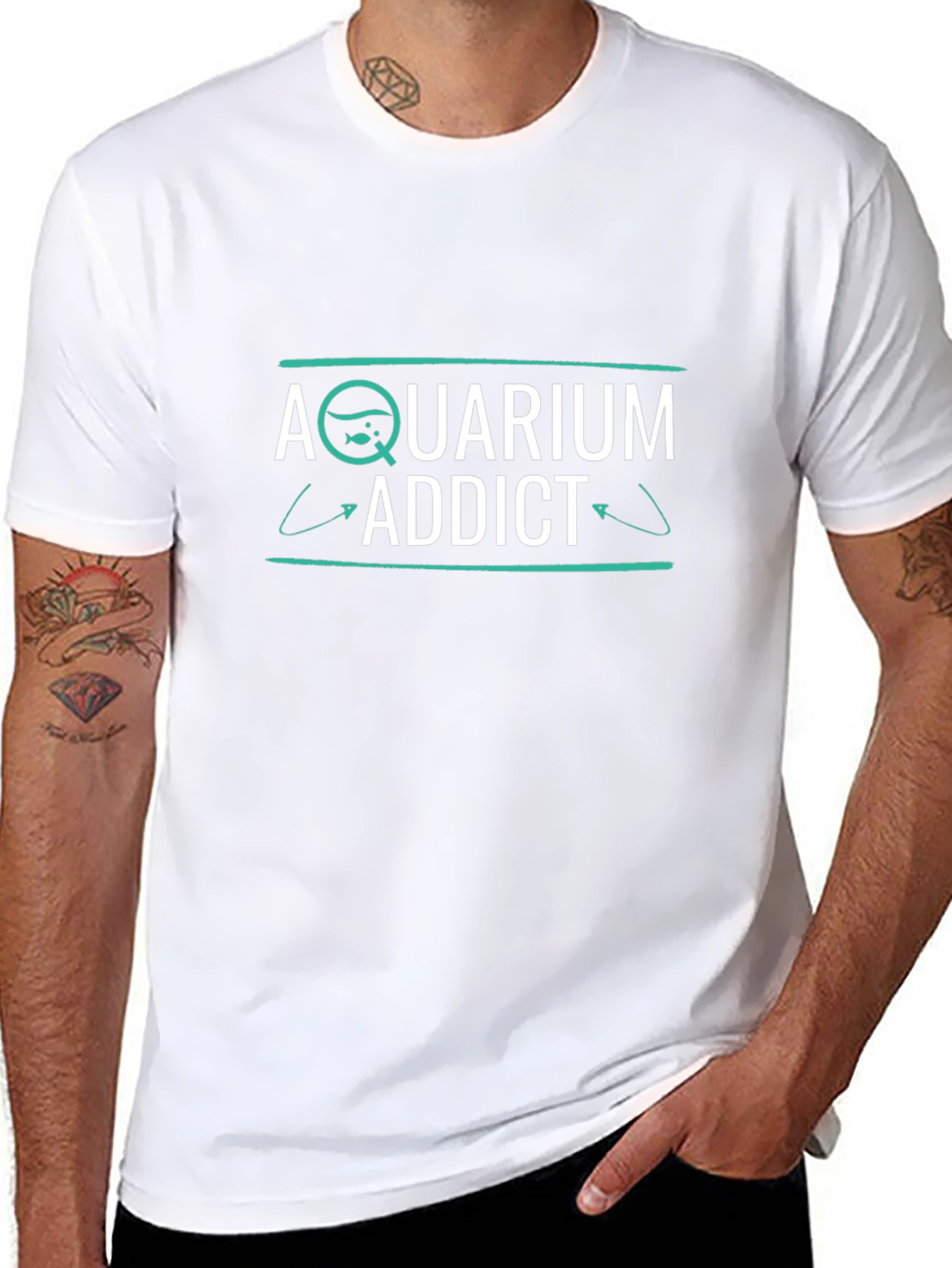 Aquarium Addict Graphic Tee