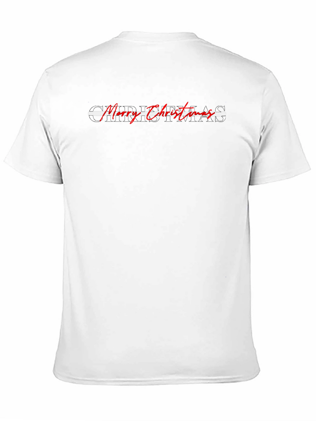 Merry Christmas Graphic Tee - Holiday Festive Top