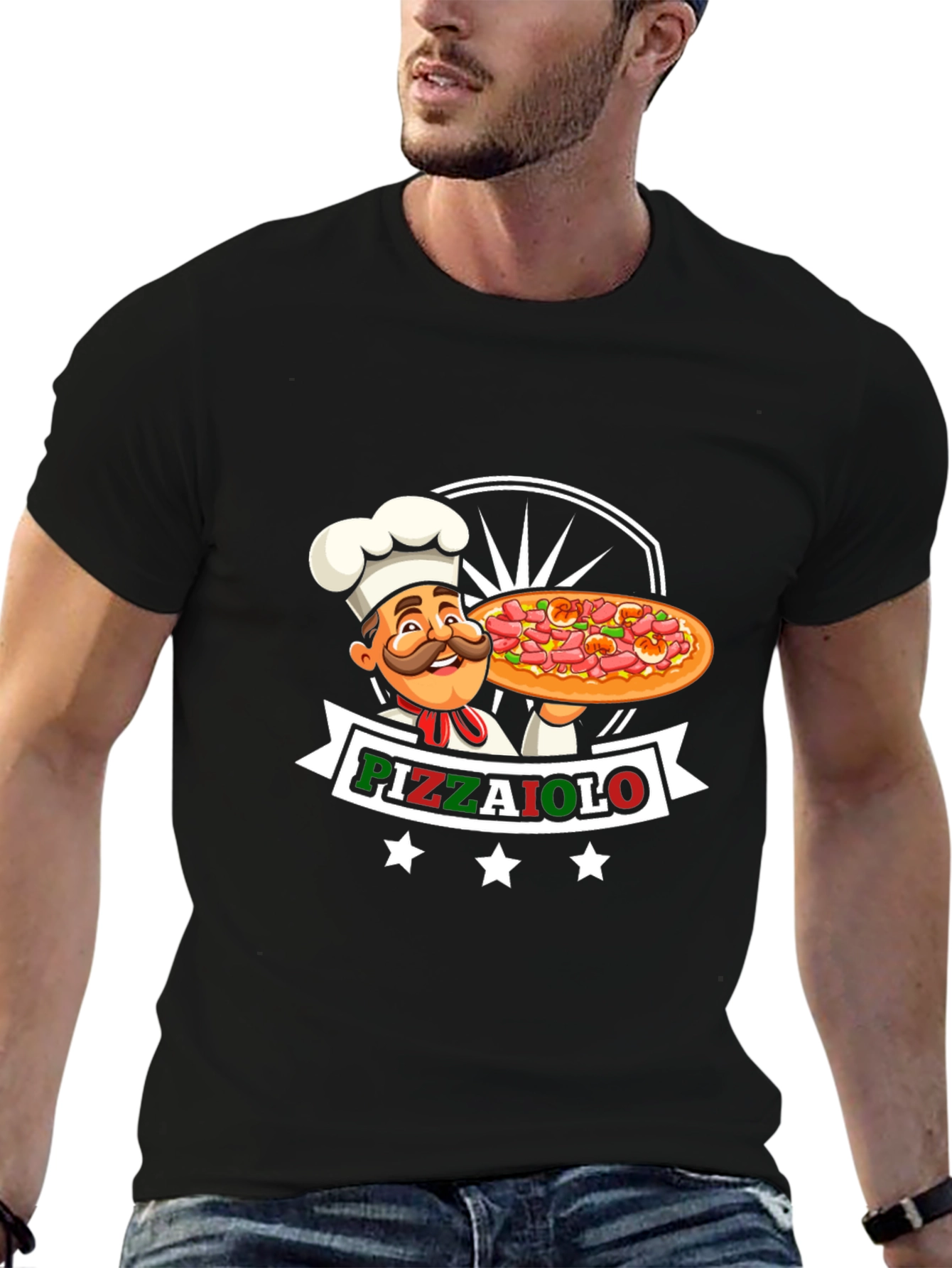 Funny Pizzaiolo Chef T-Shirt - Italian Pizza Maker