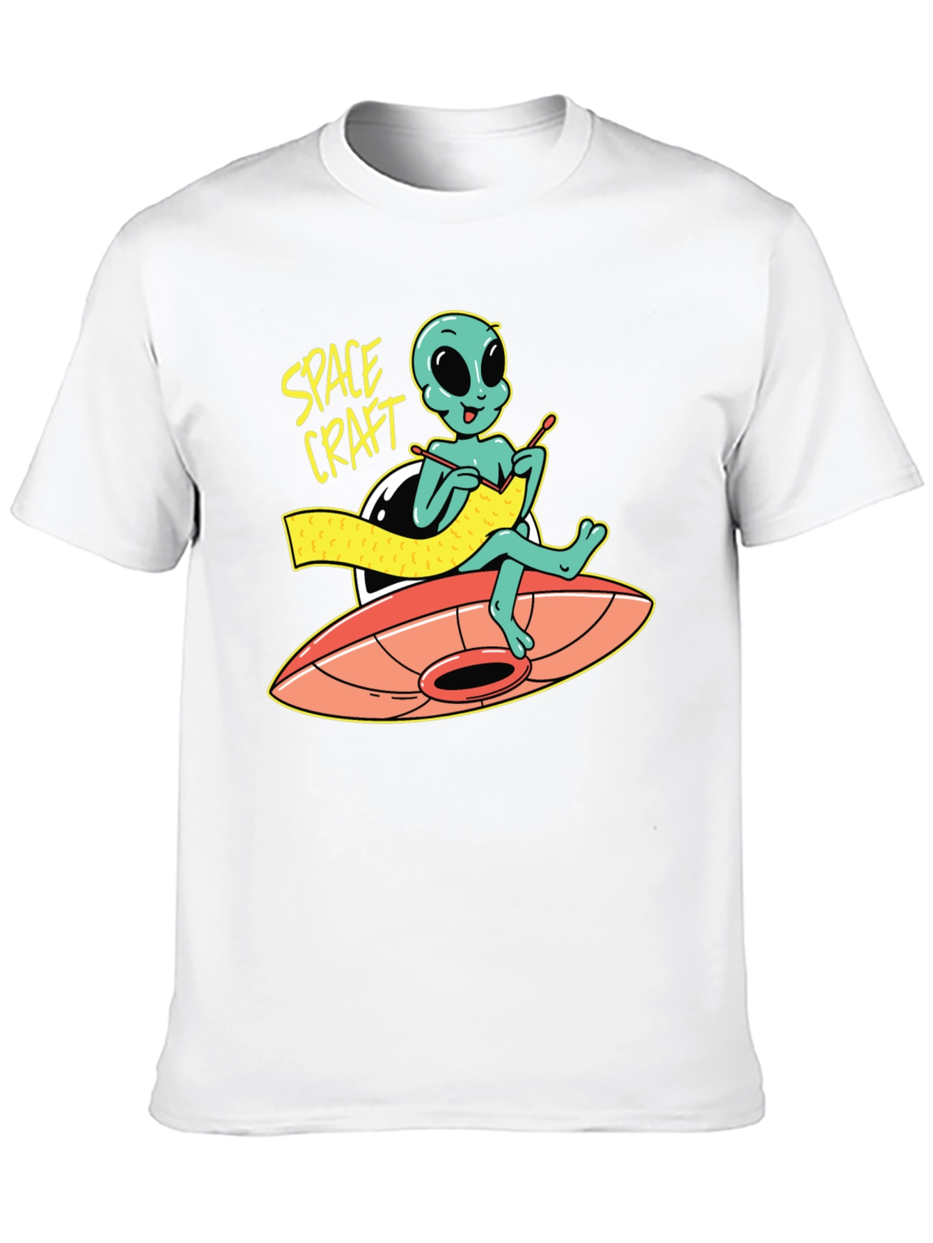 Space Craft Alien Knit T-Shirt