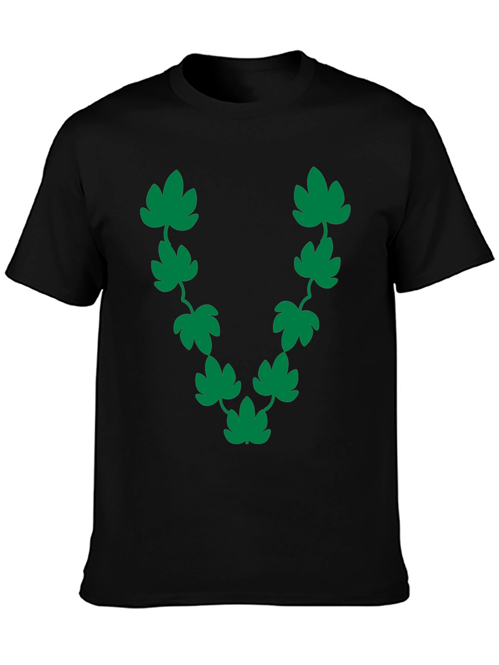 Green Leaf Vine Graphic T-Shirt