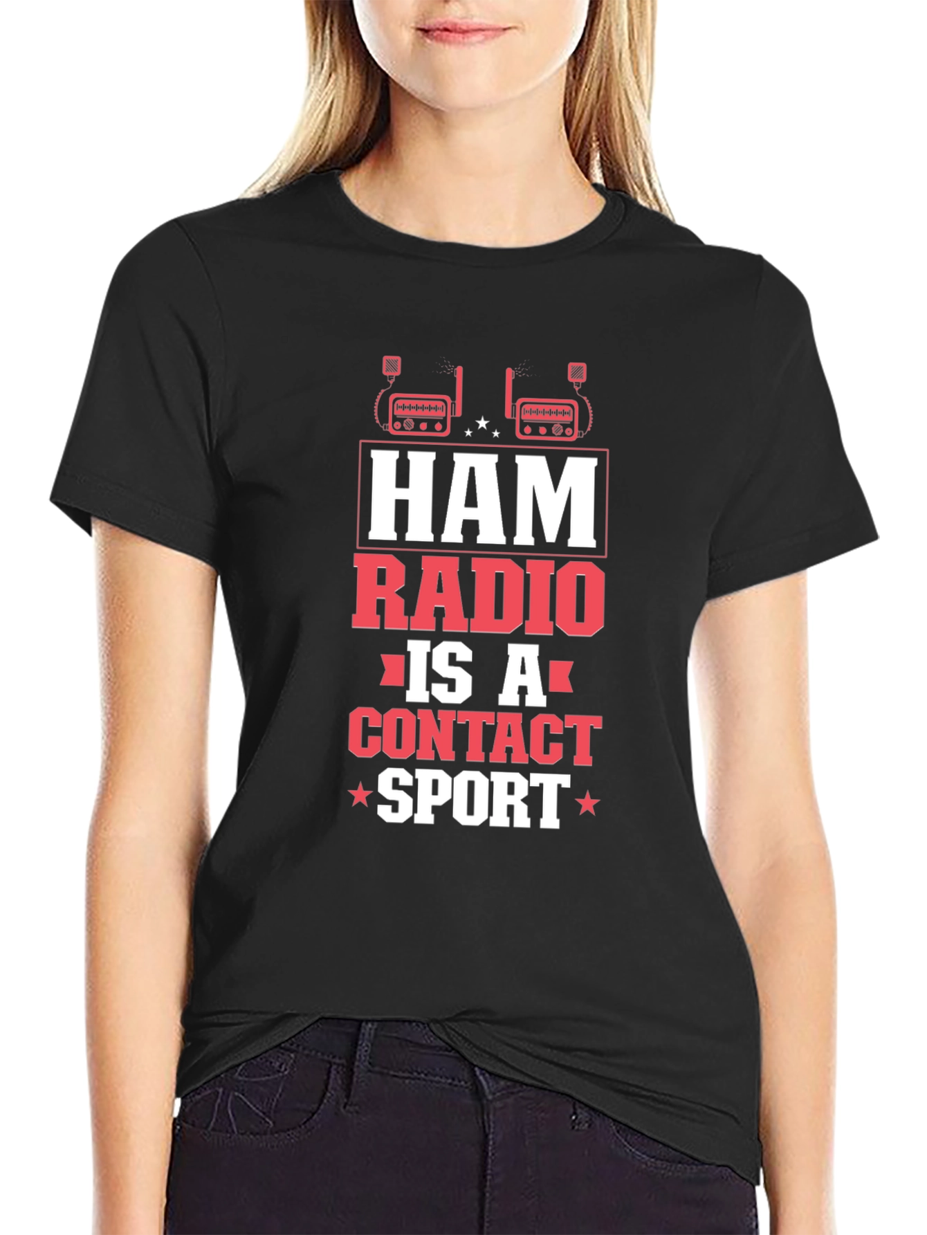Ham Radio is a Contact Sport Graphic T-Shirt