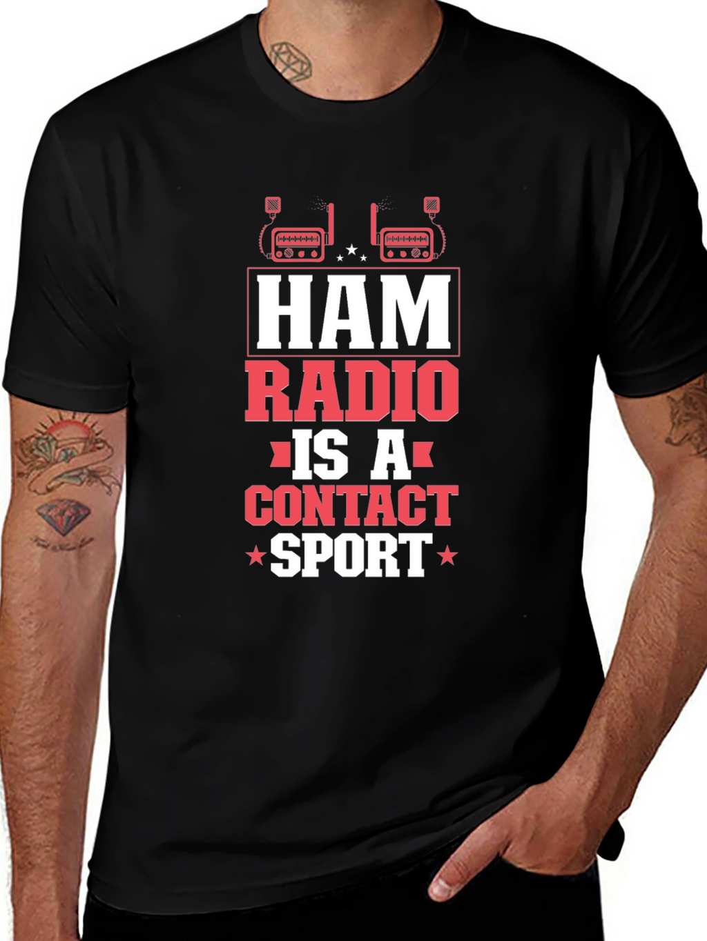 Ham Radio is a Contact Sport Graphic T-Shirt