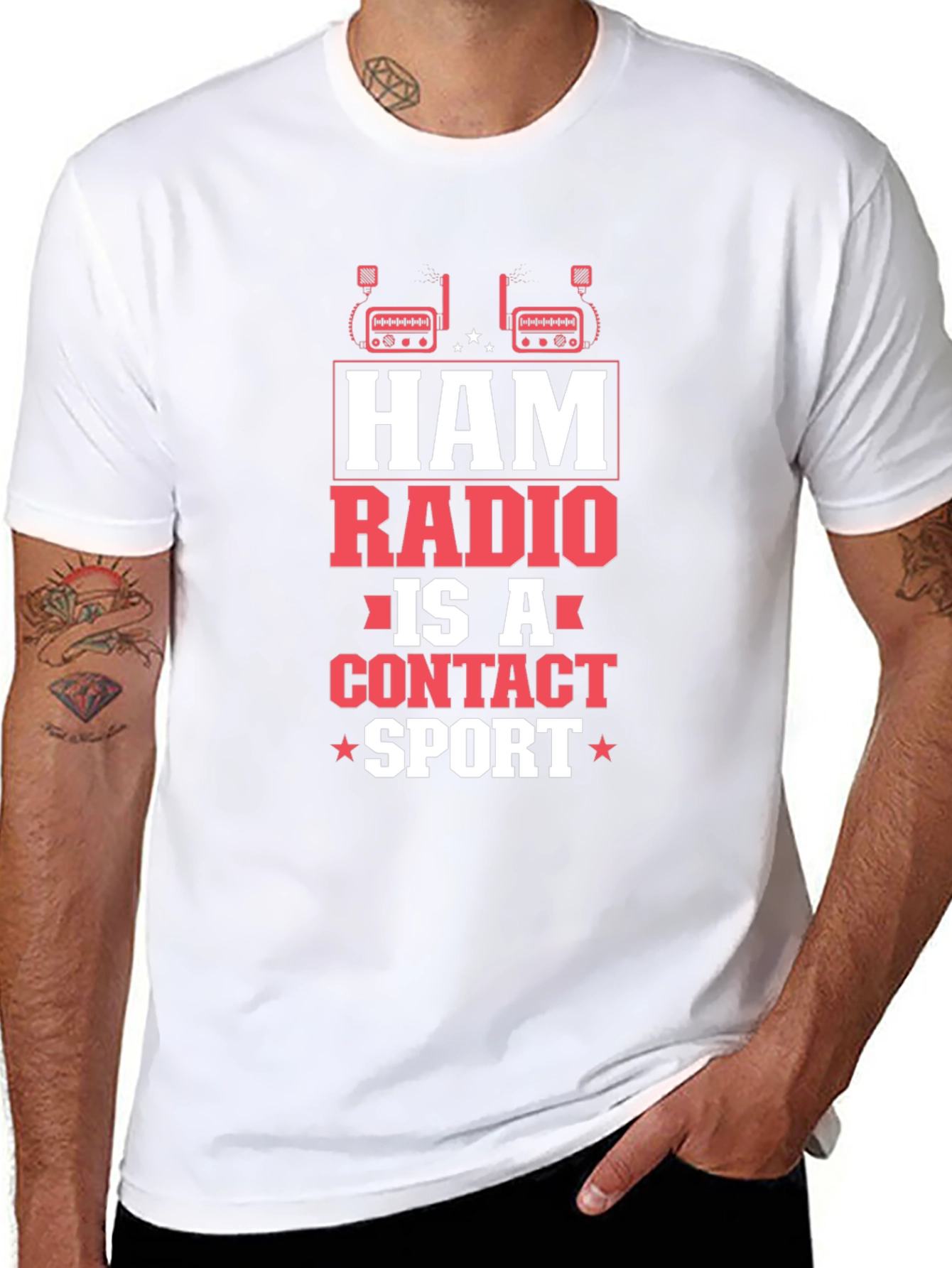 Ham Radio is a Contact Sport Graphic T-Shirt