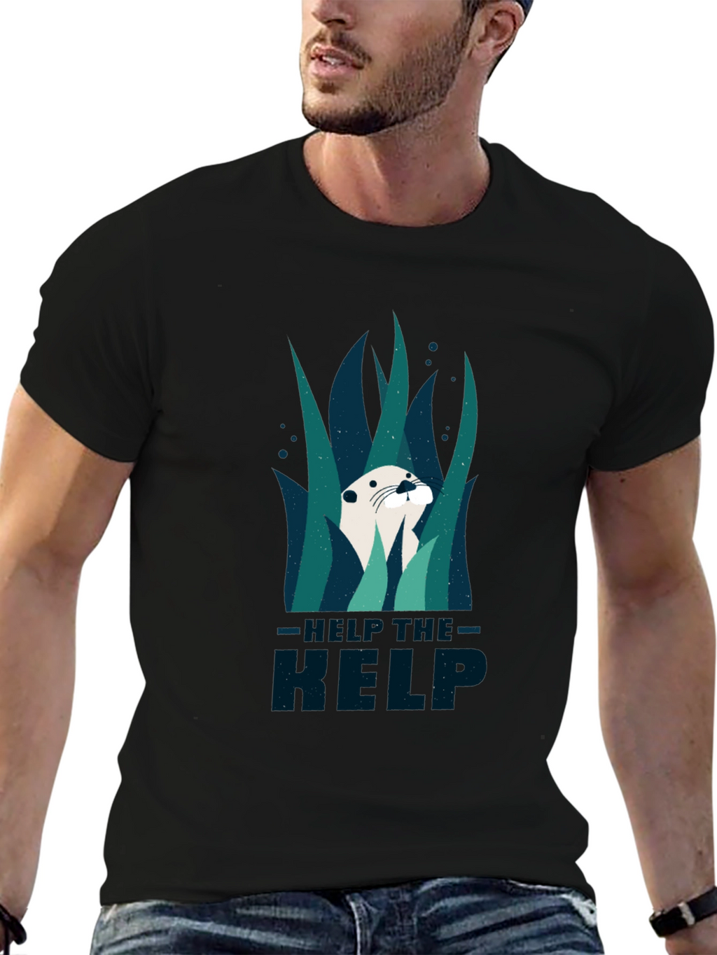 Otter Graphic Tee - Help The Kelp