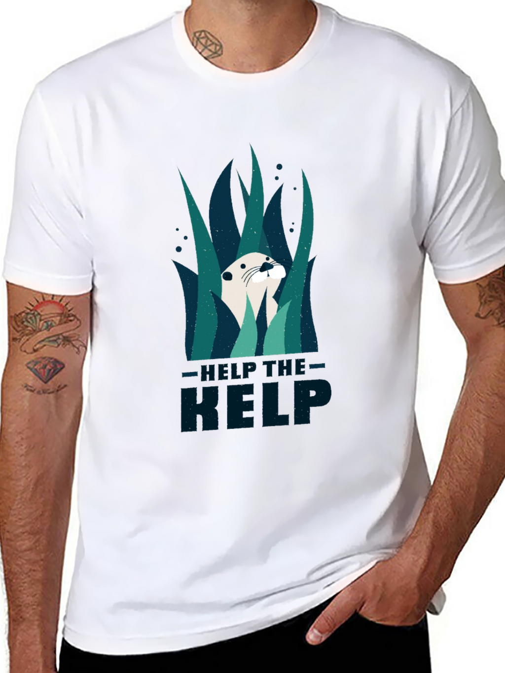 Otter Graphic Tee - Help The Kelp