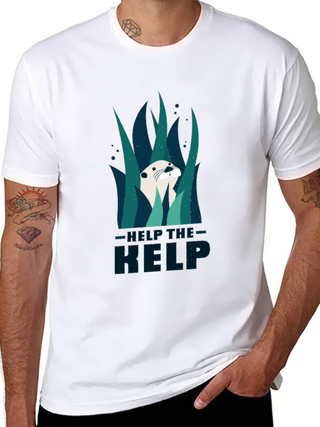 Otter Graphic Tee - Help The Kelp