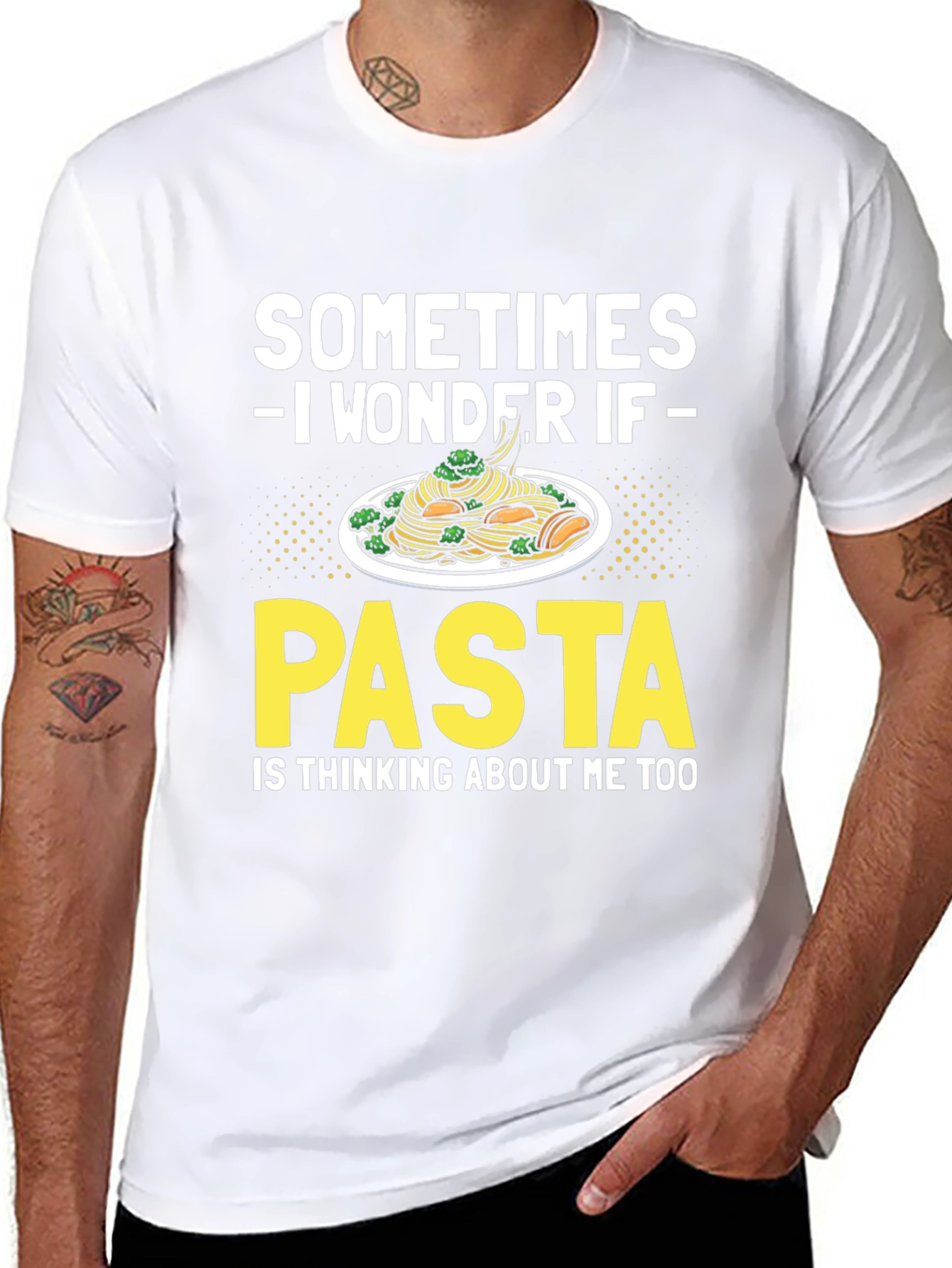 Pasta Thinking of Me Graphic Tee