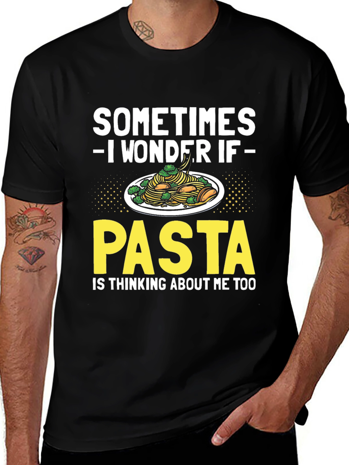 Pasta Thinking of Me Graphic Tee