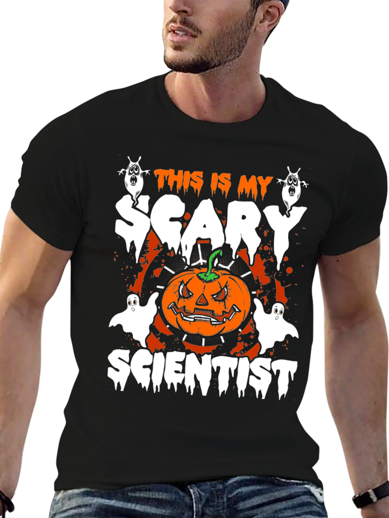 Scary Scientist Halloween T-Shirt