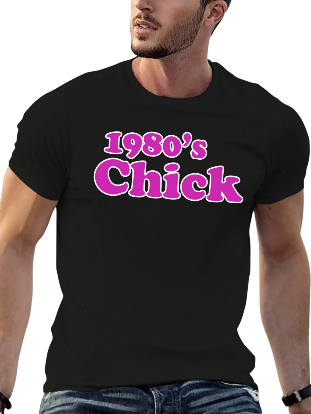 1980s Chick Retro Graphic T-Shirt