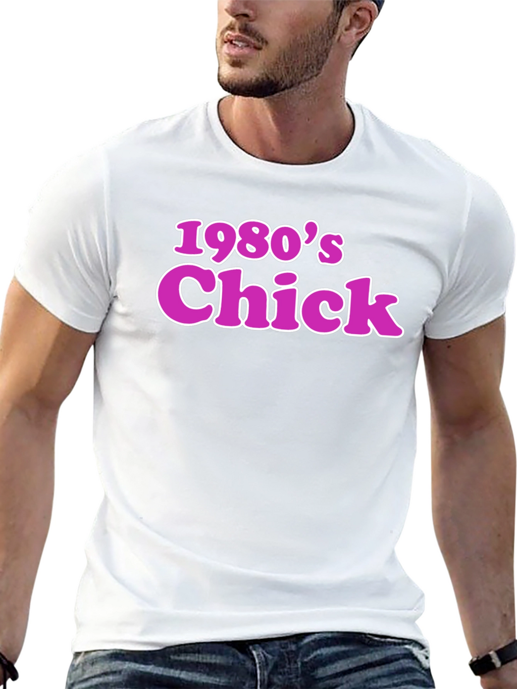 1980s Chick Retro Graphic T-Shirt