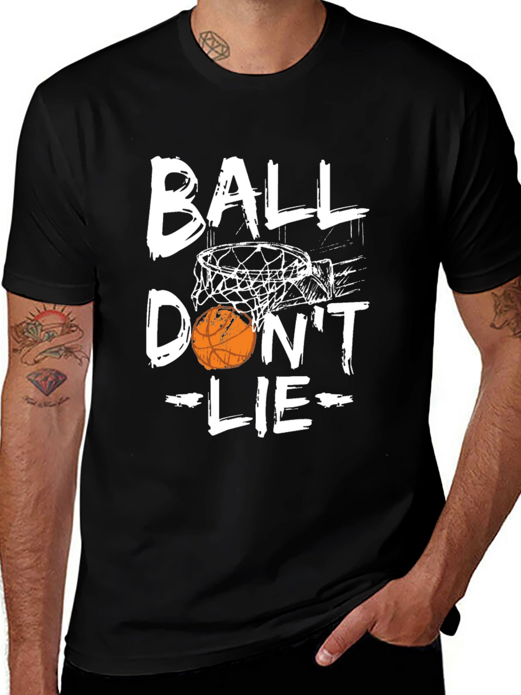 Basketball Graphic Tee - Ball Dont Lie