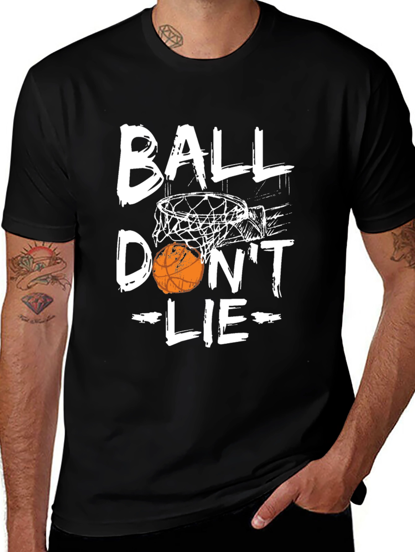 Basketball Graphic Tee - Ball Dont Lie