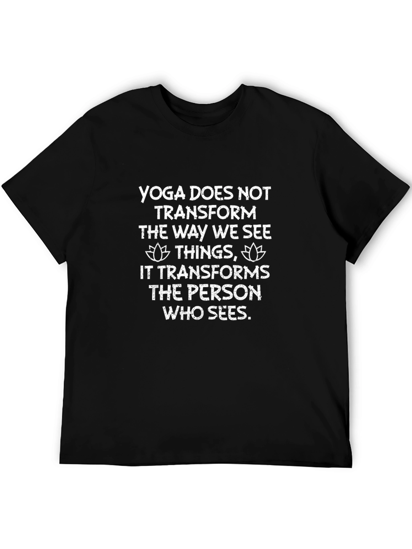 Yoga Quote Graphic T-Shirt - Unisex