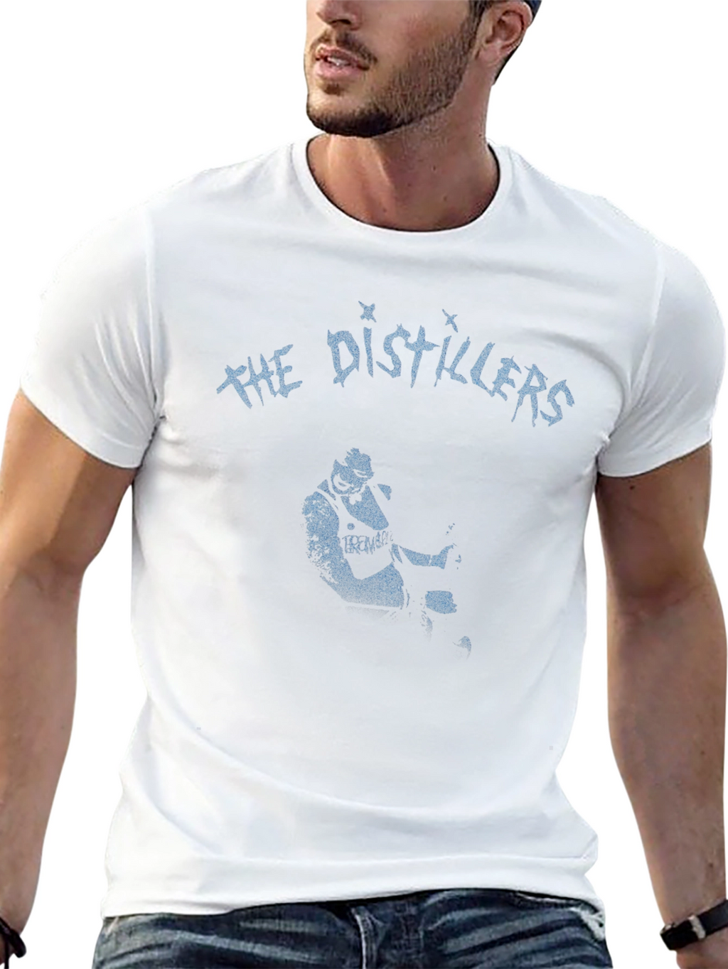 The Distillers Band Graphic Black T-Shirt