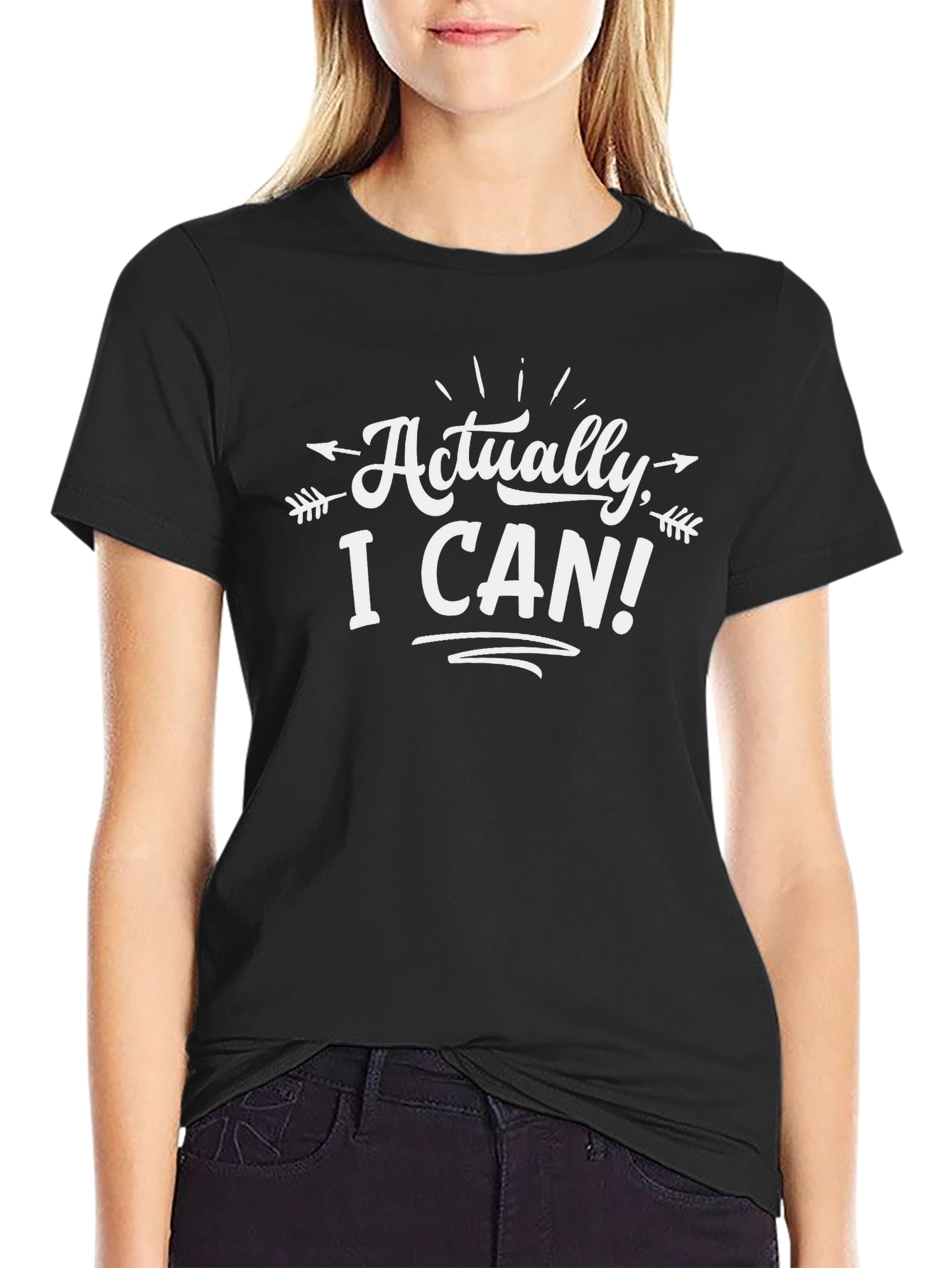Actually I Can! T-Shirt - Motivational Tee