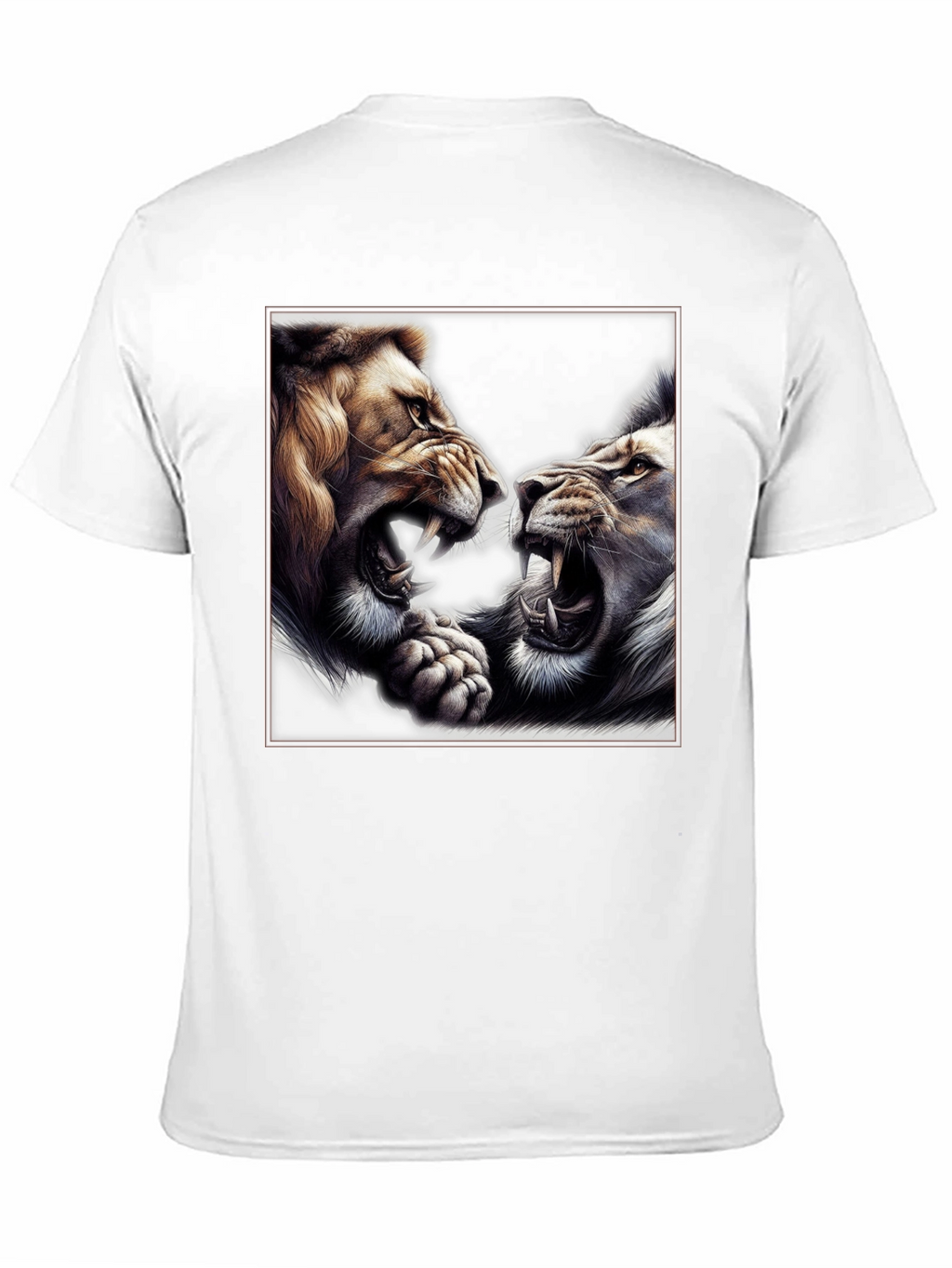 Roaring Lions Graphic T-Shirt - Bold Animal Print