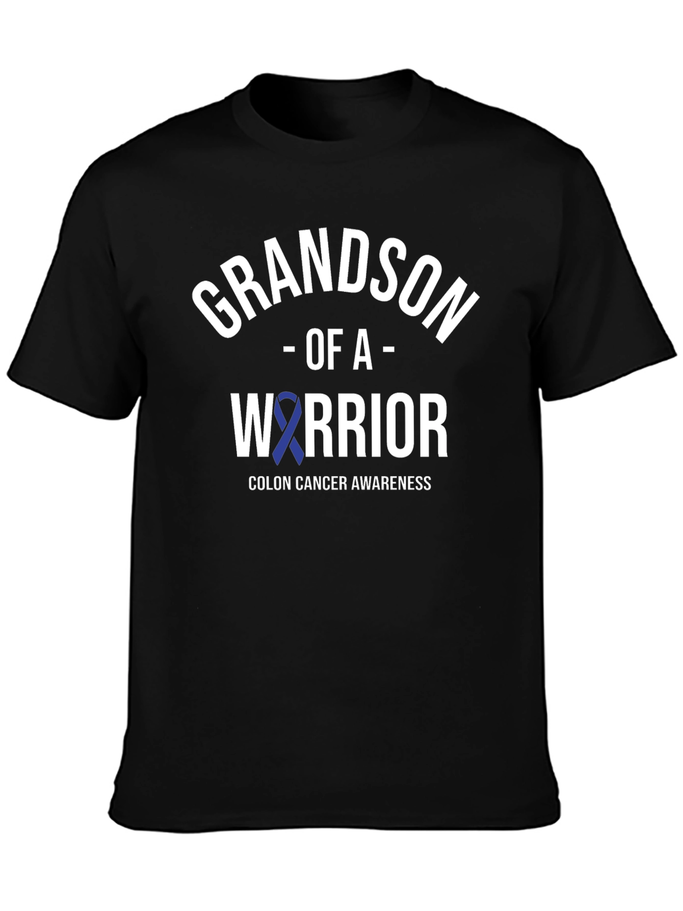 Grandson of a Warrior Colon Cancer Awareness T-Shirt