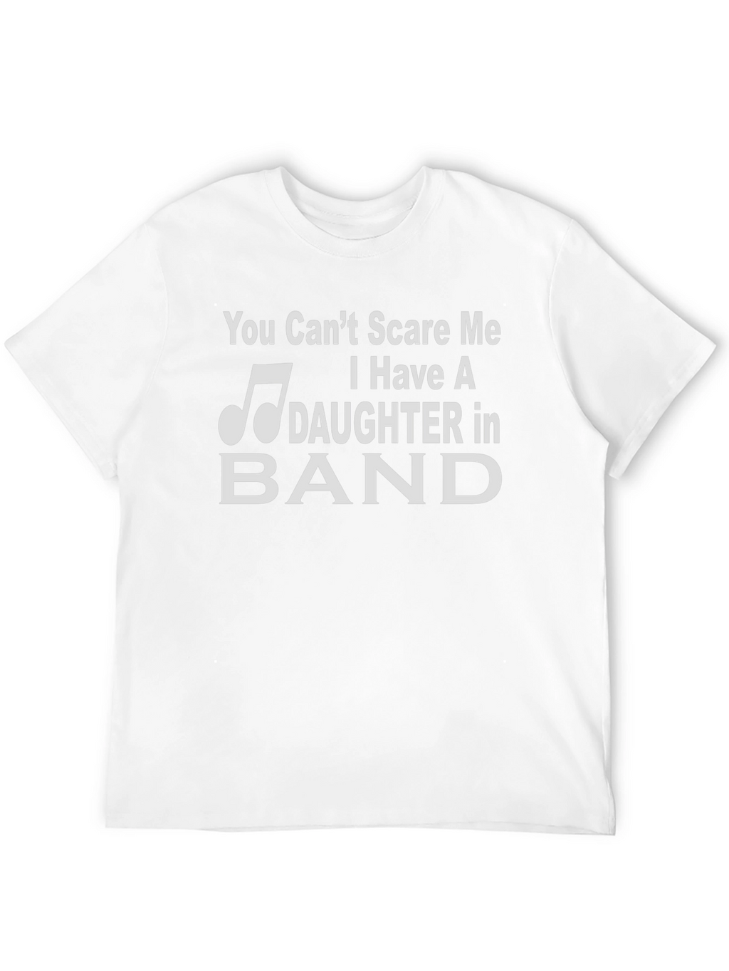 Dad Daughter Band T-Shirt - You Cant Scare Me
