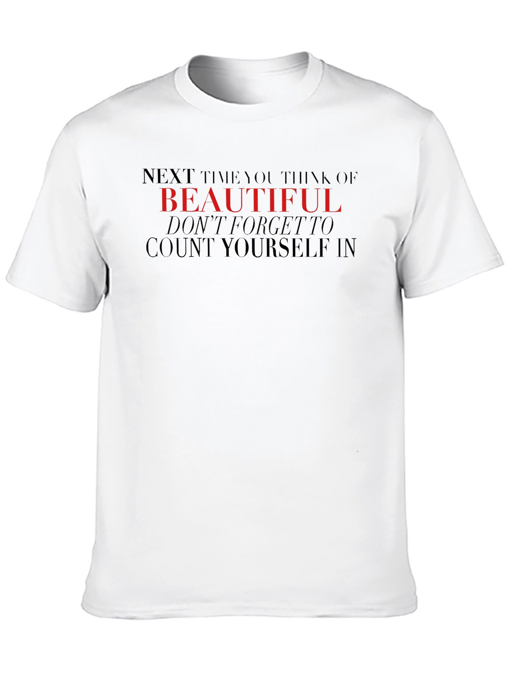 Inspirational Beauty Black T-Shirt