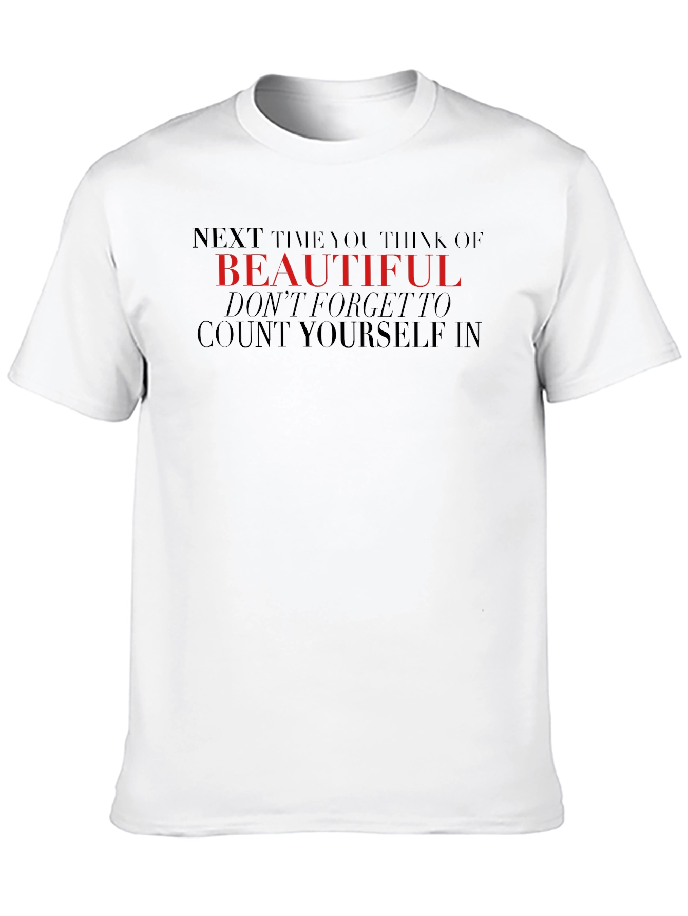 Inspirational Beauty Black T-Shirt
