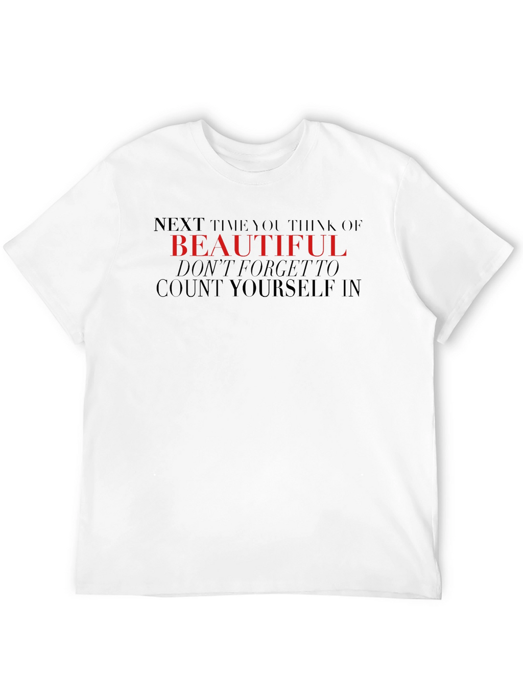 Inspirational Beauty Black T-Shirt