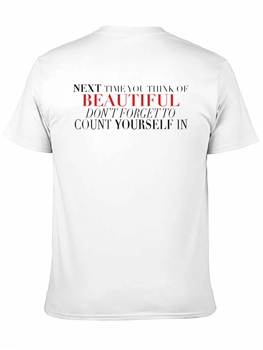 Inspirational Beauty Black T-Shirt